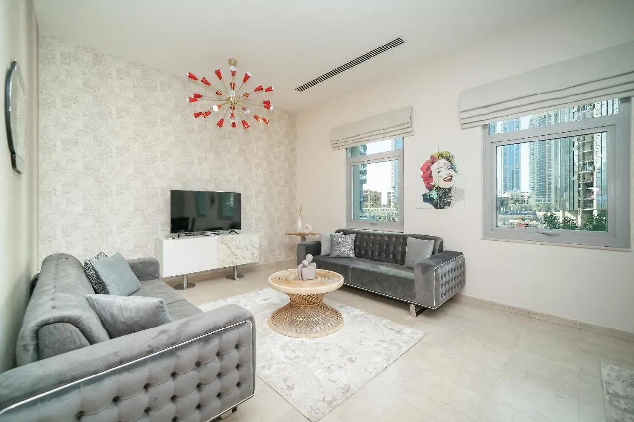 Bellavista - Villa Luxe Resort - 1Br - Burj Residences - Direct Access Dubai Fountain And Mall